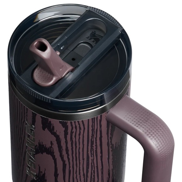 Stanley Quencher ProTour Flip Straw 40 oz Redwood Woodgrain Leakproof Tumbler - Picture 10 of 12